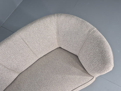 Vintage Art Deco Banana 2 Seat Sofa Danish New Upholstery 1930s EB11833 M2SS8