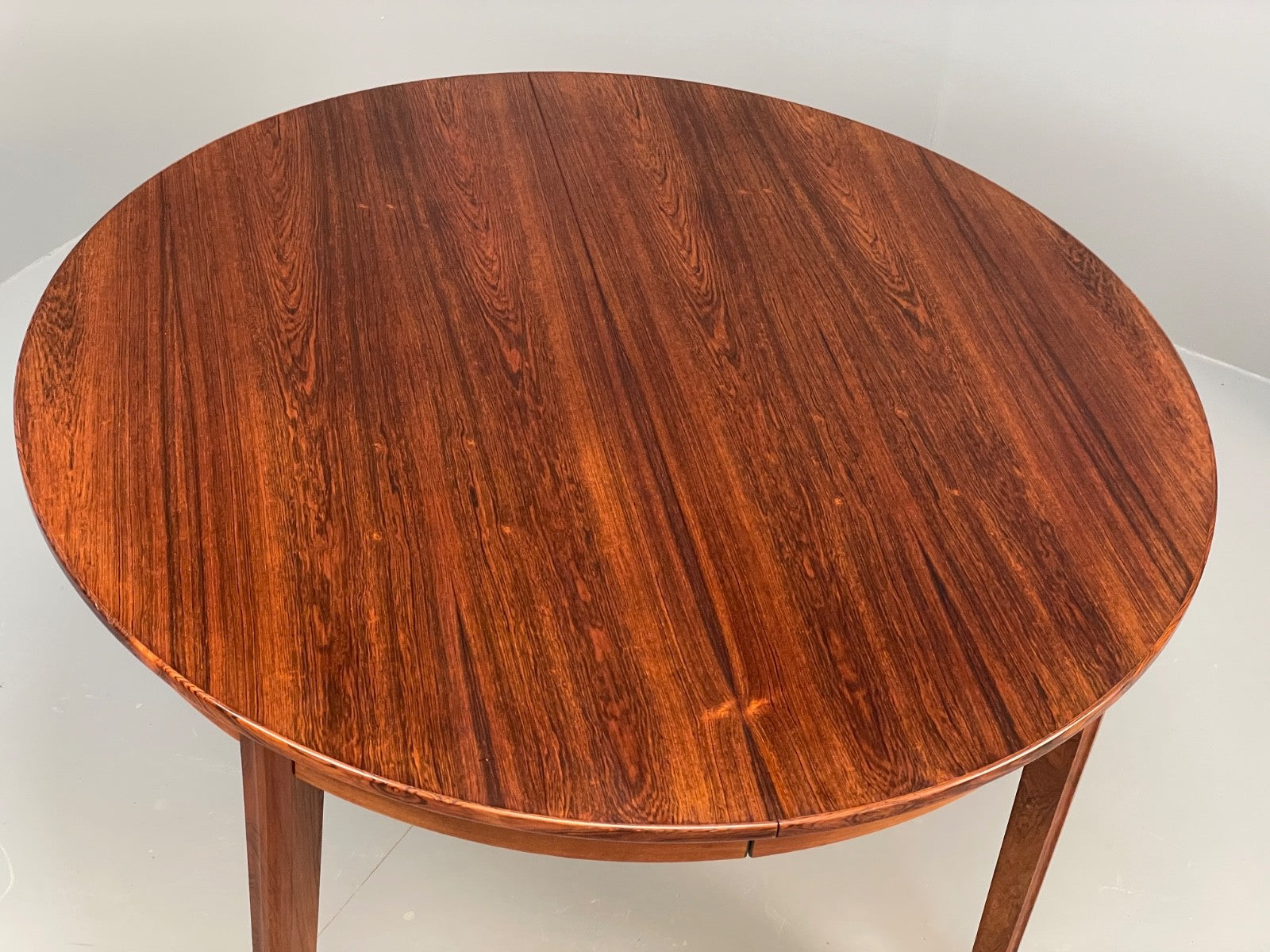 Vintage Extending Dining Table Circular 1960s Danish N.C Møbler EB10914 MWOO19