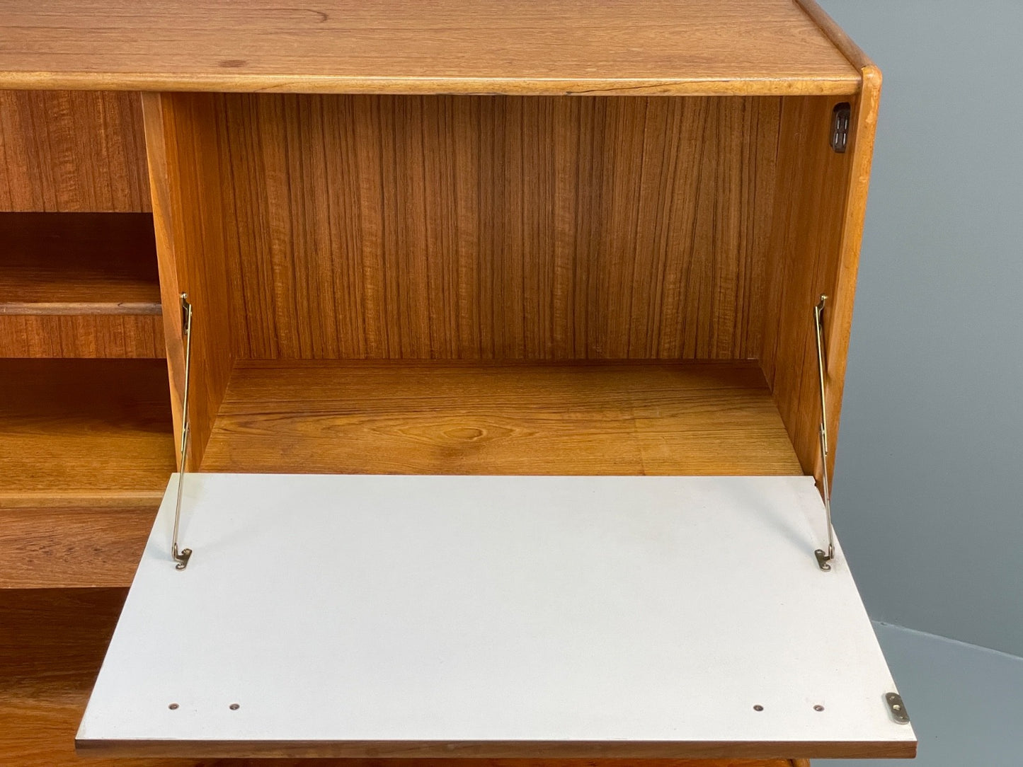 Vintage Nathan Teak Sideboard Highboard 1960s Mid Century Shelving  EB11046 MWOO4