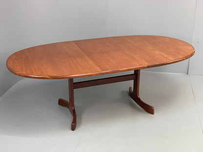 G Plan Dining Table Oval Teak Fresco 1960s Vintage Mid Century EB11860 MWOO0
