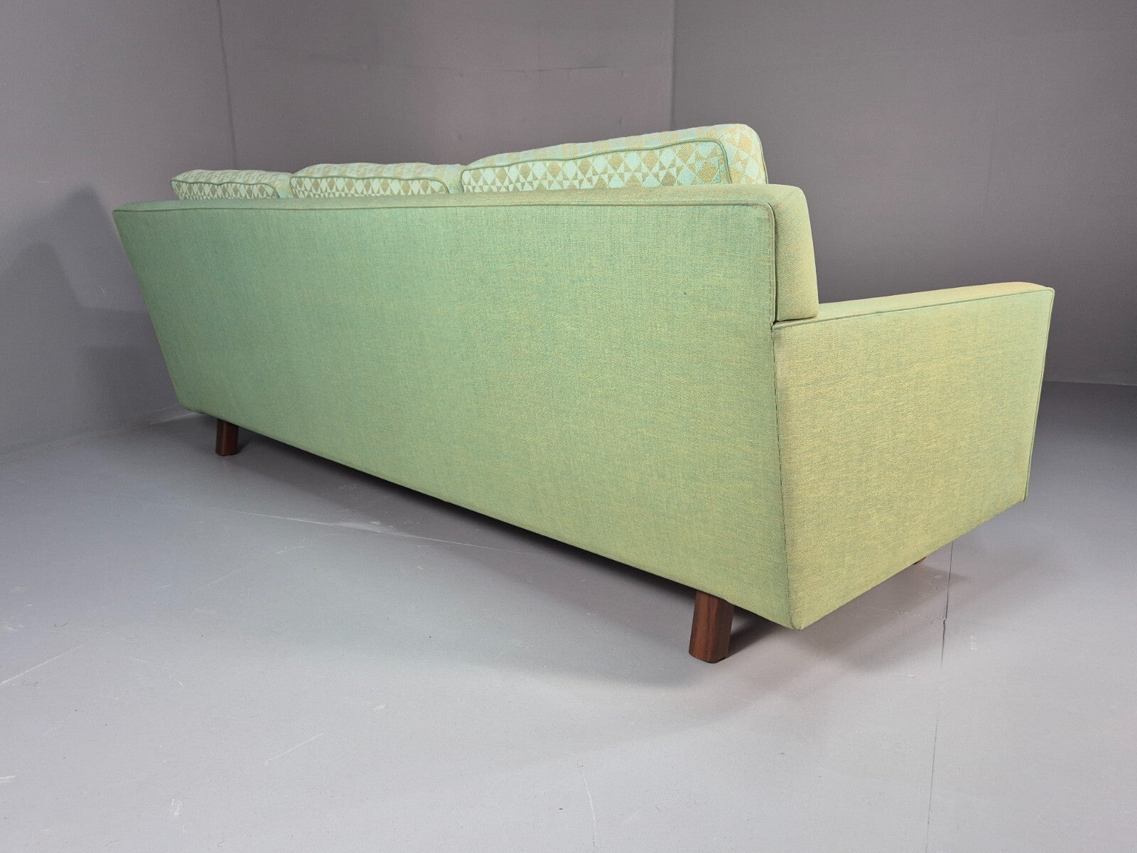 Vintage Swedish Dux Green 3 Seat Sofa 1960s Retro Mid Century EB7747 M3SS - UKDK FURNITURE