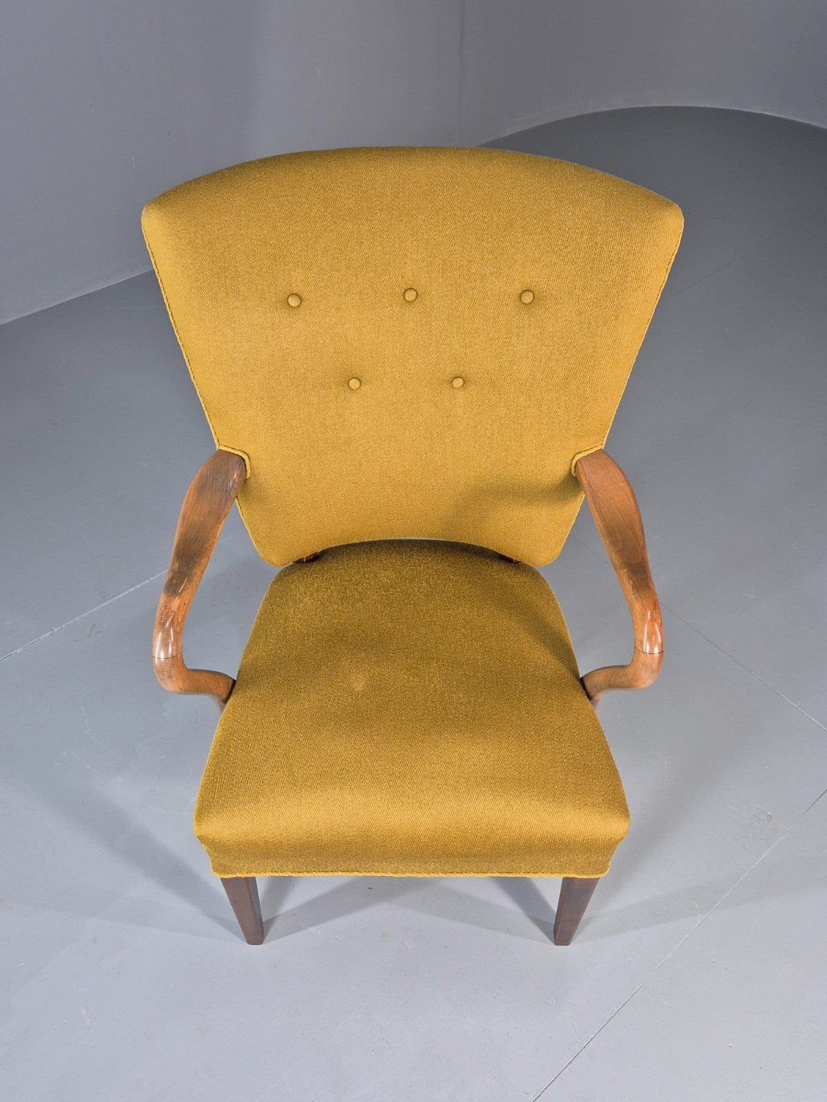 Vintage Mid Century Danish Lounge Chair High Back 1950s Retro EB11815 MNOR4