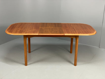 Vintage Teak Dining Table Danish Extending 1970s Ansager Møbler EB11551 MWOO2