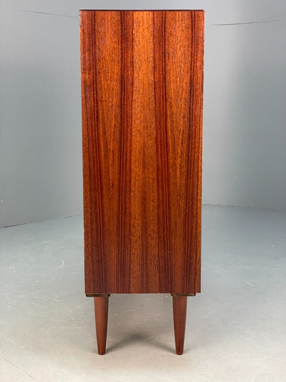 Midcentury Danish Bookcase Sliding Doors Torben B Nielsen Vintage EB8807 MWOO - UKDK FURNITURE