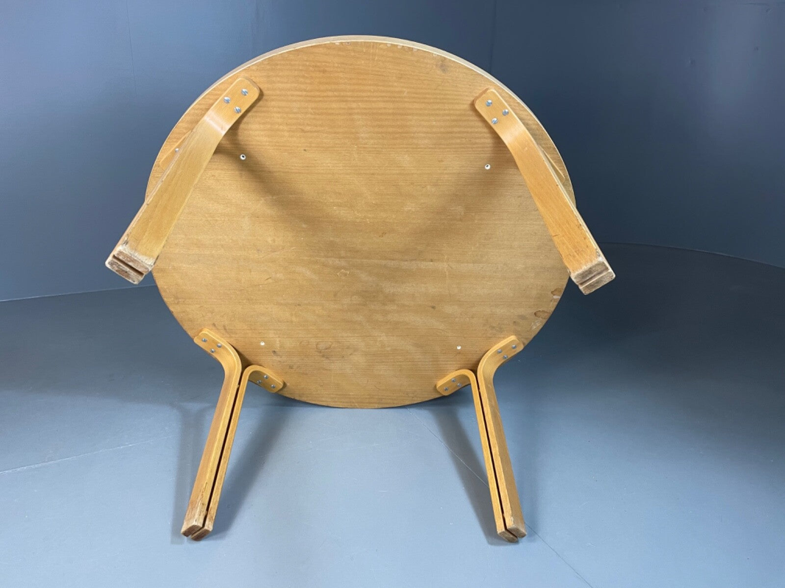 Danish Coffee Table Bent Wood Aalto Style Vintage Retro 1970s EB4842 MWOO8