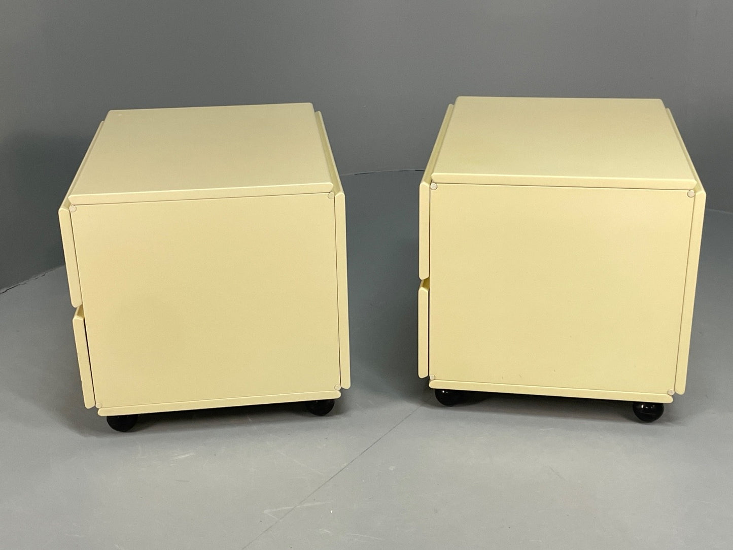 Vintage Cream Bedside Cabinets Pair Of 1970s EB11060 MWOO14