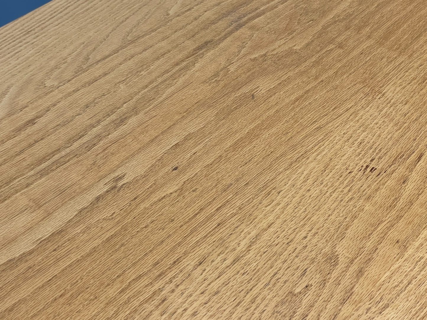 Modern Oak Dining Table - Solid Wood Removable Legs Post Modern  EB10944 MWOO13