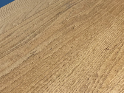 Modern Oak Dining Table - Solid Wood Removable Legs Post Modern  EB10944 MWOO13