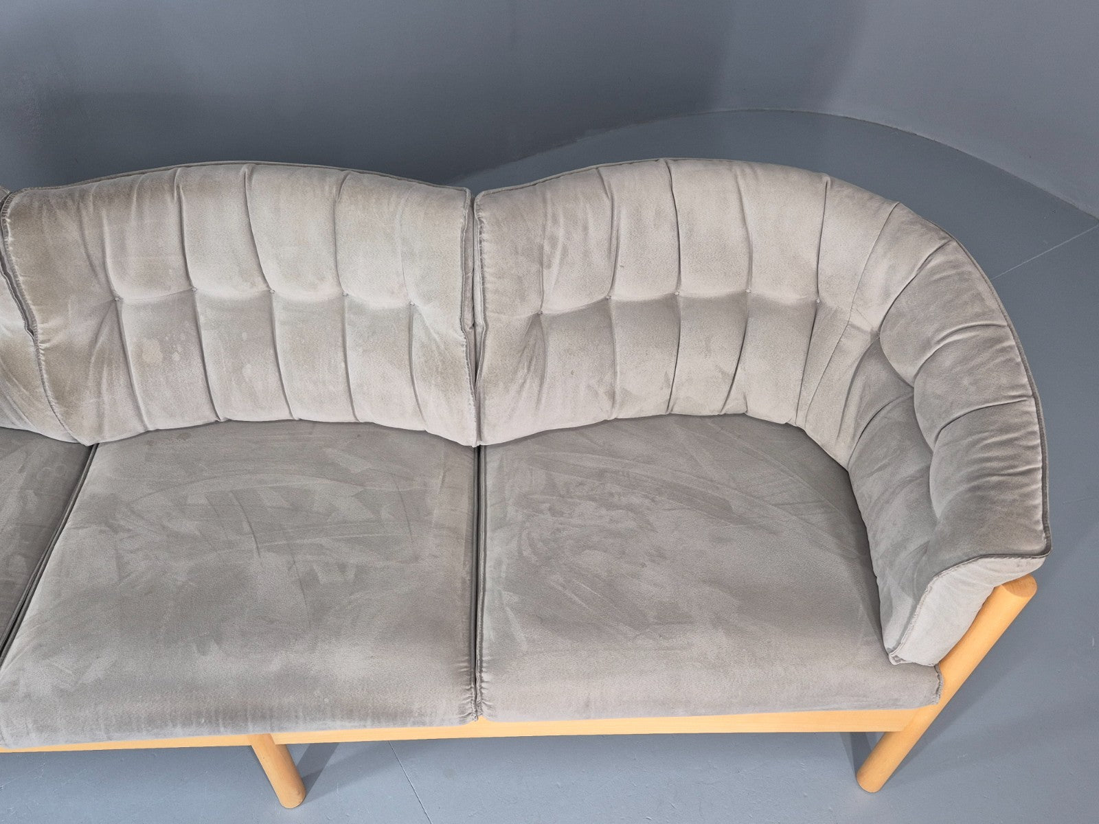 Vintage Three Seater Sofa 1980s Danish Nielaus Jeki Retro MCM EB11348 M3SS6