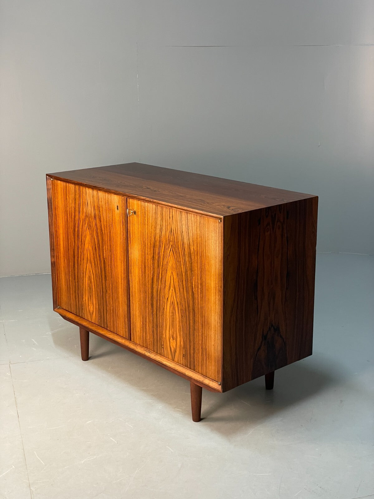 Midcentury Vintage Danish Storage Cabinet Lockable 1960s EB8664 MWOO - UKDK FURNITURE
