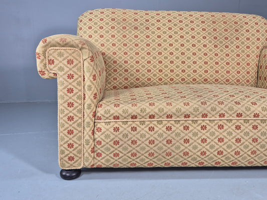 Vintage DropEnd Settee 1940s Retro Nicely Upholstered EB11662 V2SS1