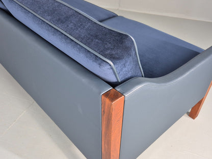 Vntage 2 Seater Sofa Danish Erik Jorgensen New Leather Upholstery  EB11928 M2SS13