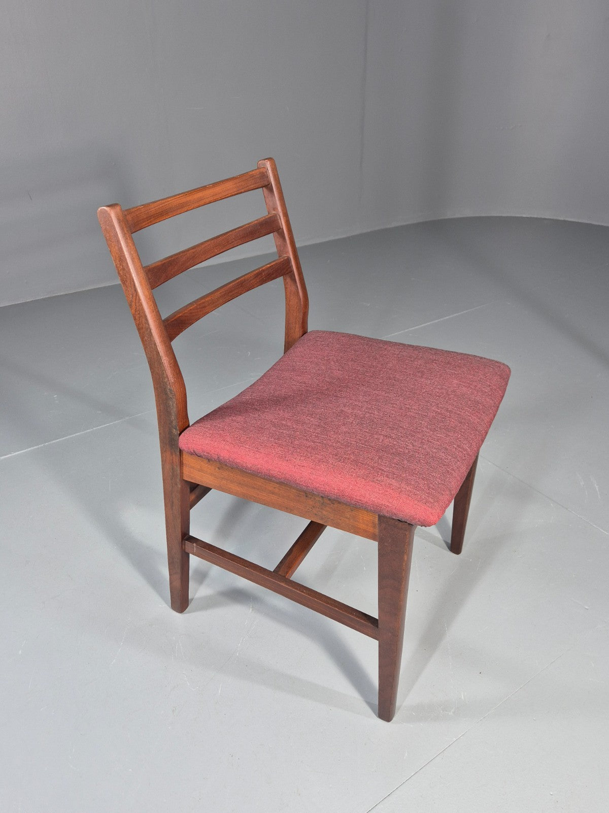 Danish Mid Century Dining Chair in Teak 1970s New Upholstery Retro EB11525 MDIN15