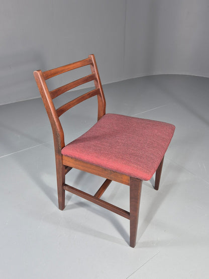 Danish Mid Century Dining Chair in Teak 1970s New Upholstery Retro EB11525 MDIN15