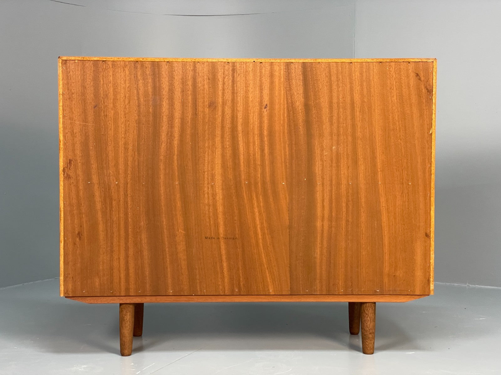 Vintage Danish Teak Bookcase By Svend Aage Rasmussen Glass Doors EB10942 MWOO13