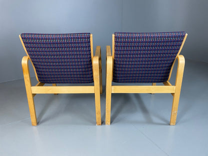 Two Farstrup Bentwood Chairs Aalto Style Retro Vintage MCM EB4877 MBEN6