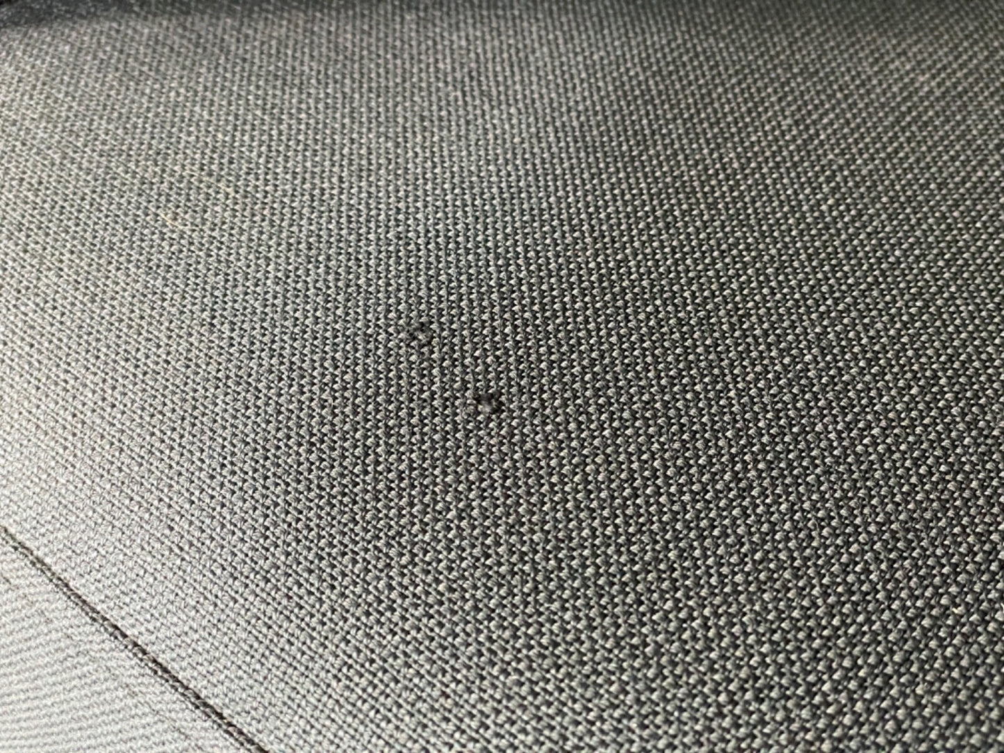 Vintage Danish Lounge Chair by Hurup Slate Grey Fabric Retro MCM EB6116 MNOR7