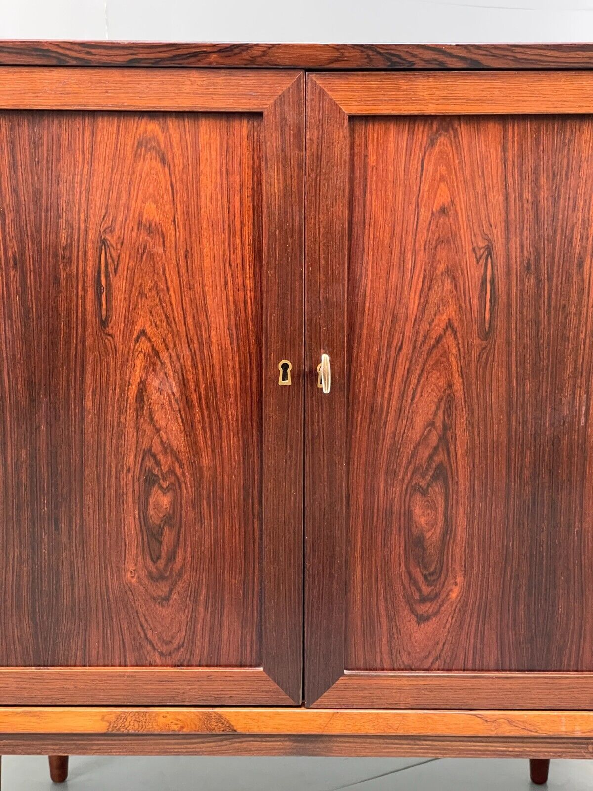 Vintage Danish Double Door Cabinet By LYBY Møbler Mid Century EB8844 MWOO - UKDK FURNITURE