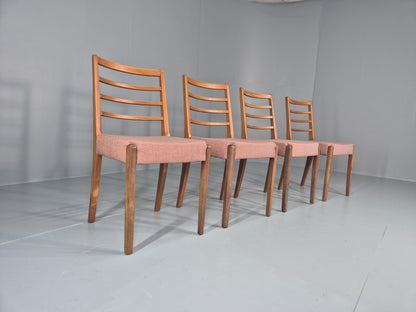 4 Vintage Mid Century Dining Chairs 1960s Retro New Upholstery  EB11823 MDIN1