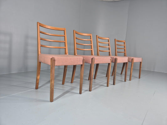 4 Vintage Mid Century Dining Chairs 1960s Retro New Upholstery  EB11823 MDIN1