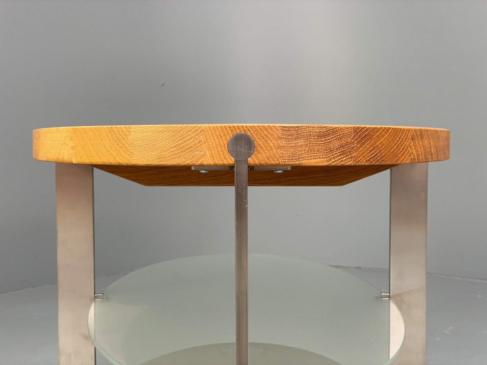 Danish Oval Coffee Table Oak Steel Designed By Ebbe Gehl Naver EB9509 MWOO - UKDK FURNITURE