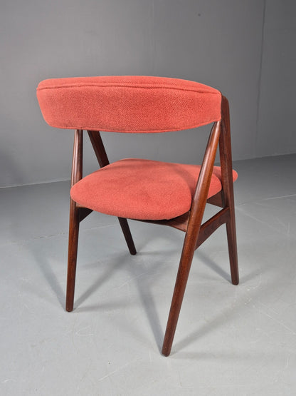 Vintage Thomas Harlev Chair New Upholstery 1960s Danish Teak EB11260 MDIN7