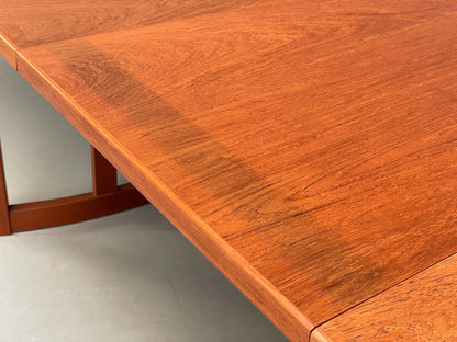 Vintage Teak Extending Dining Table By Troeds Sweden Retro EB10598 MWOO5