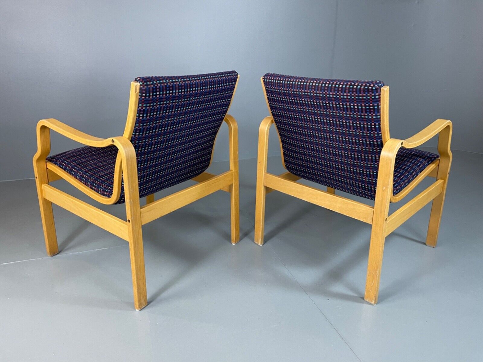 Two Farstrup Bentwood Chairs, Aalto Style, Retro, Vintage MCM EB4876 MBEN - UKDK FURNITURE
