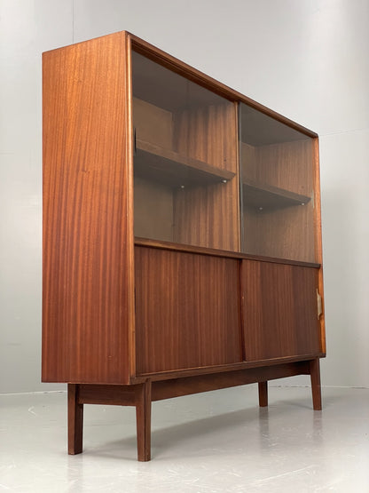 Vintage 1960s Glazed Cabinet Mid Century Beaver & Tapley Bookcase EB11536 MWOO22