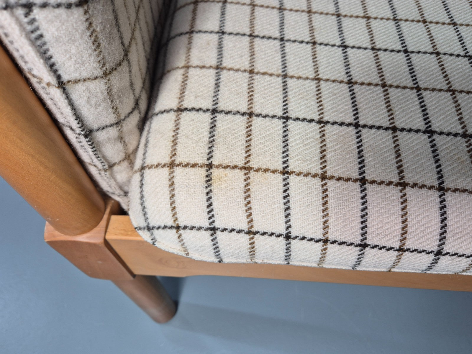 Vintage Danish Three Seater Settee Eric Jorgensen Design 1970s MCM EB11361 M3SS14