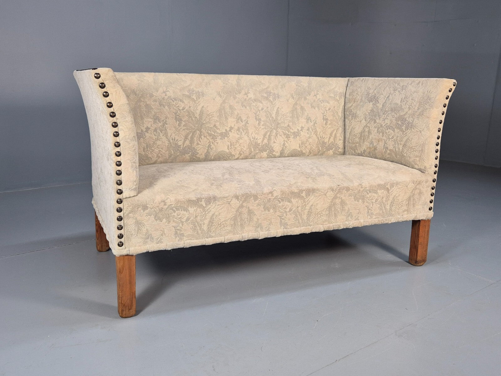 Vintage Danish 2 Seat Sofa Small Boxy 1950s Retro EB9560 M2SS - UKDK FURNITURE