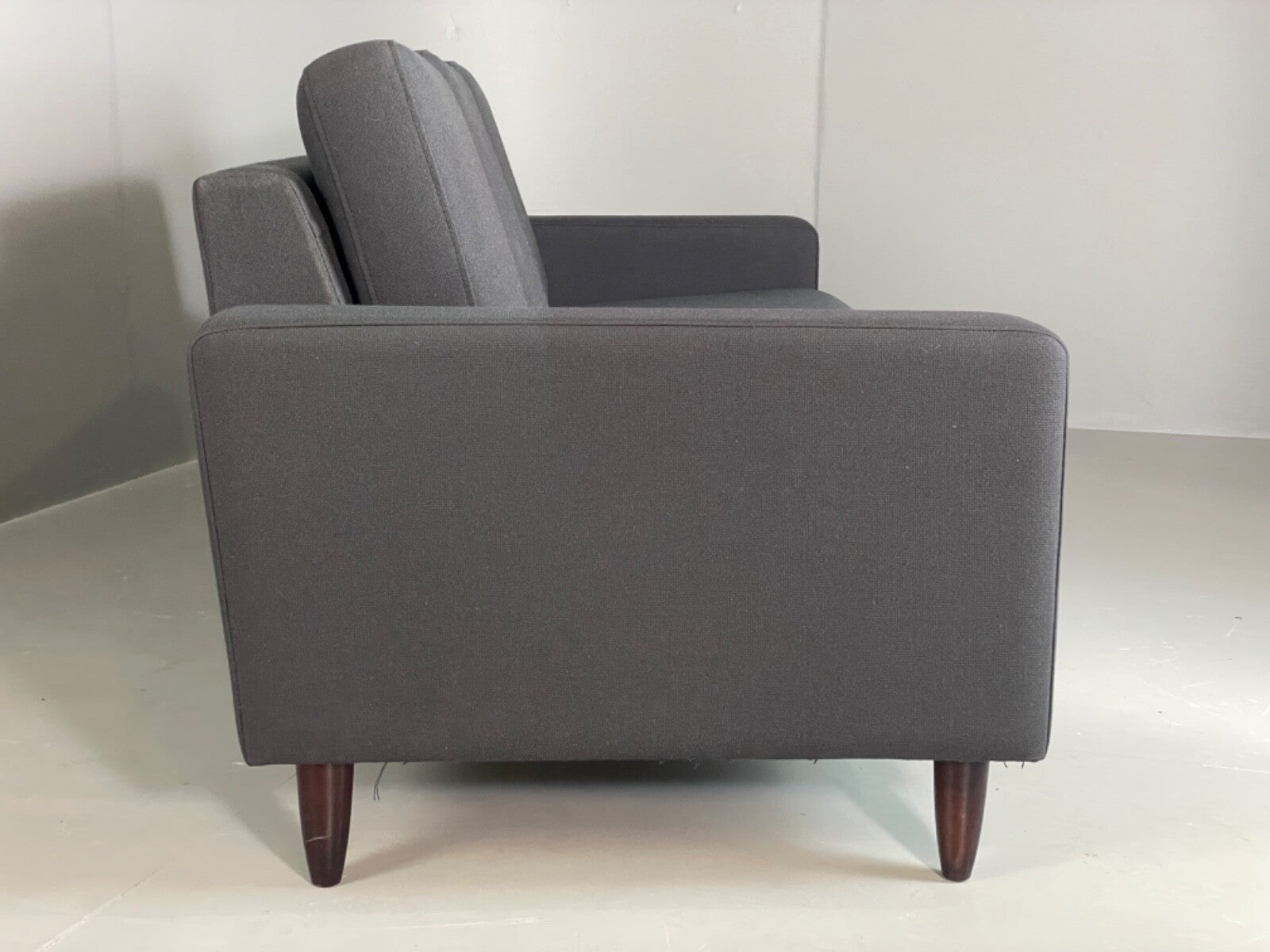 Modern Danish Sofa by Hurup Slate Grey Fabric Beech 1980s Style EB6120 M3SS2