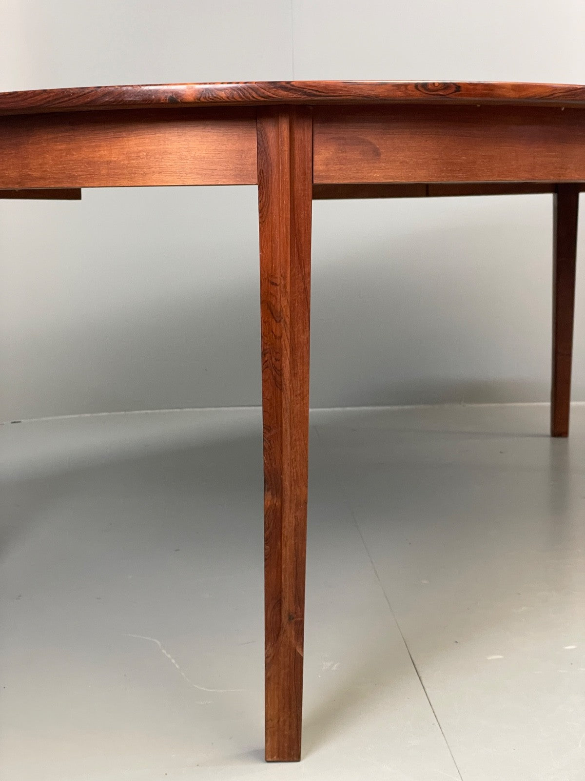 Vintage Extending Dining Table Circular 1960s Danish N.C Møbler EB10914 MWOO5