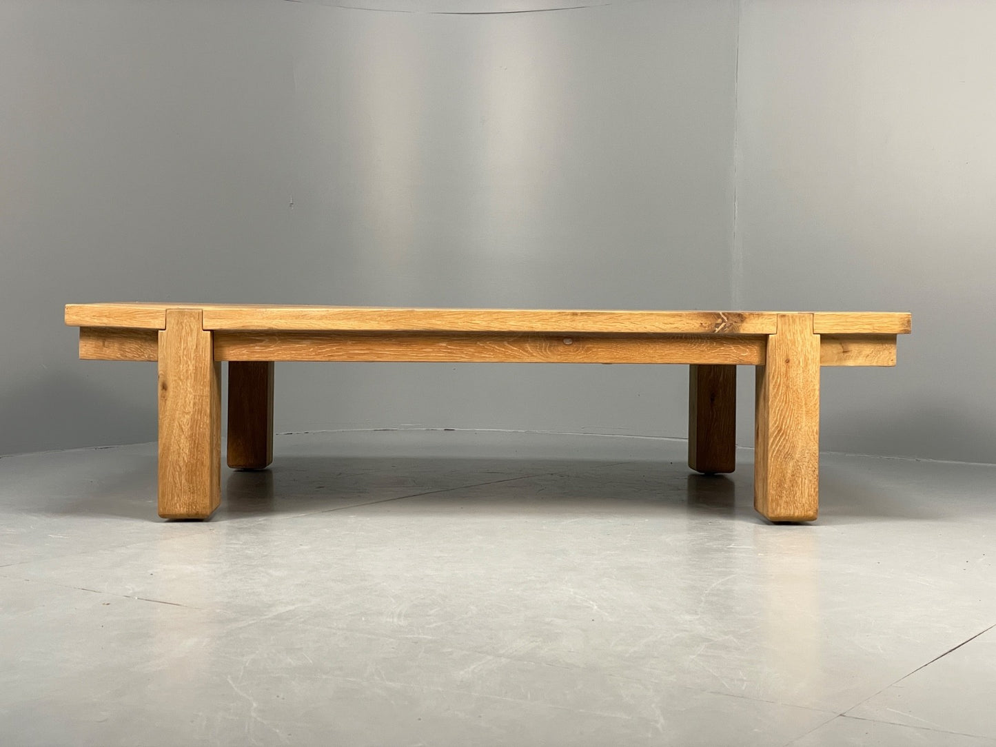 Solid Oak Coffee Table Japanese Style By Ludwik Styl Modern EB10878 MWOO1