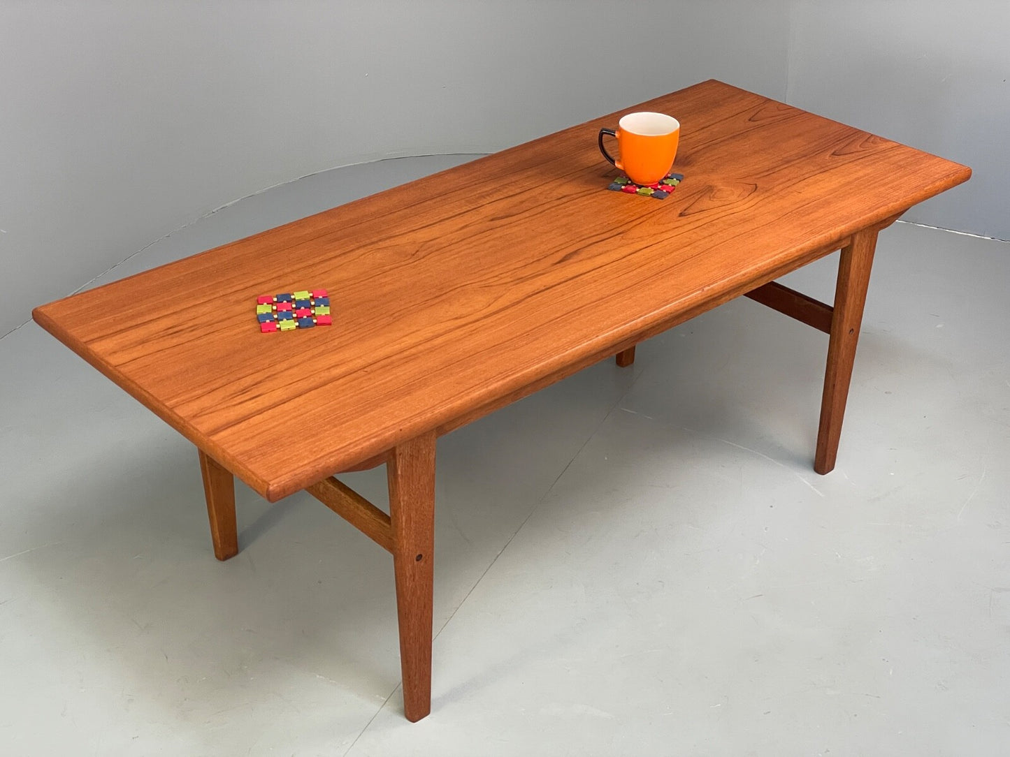 Vintage Danish Teak Coffee Table Retro Mid Century EB9515 MWOO - UKDK FURNITURE