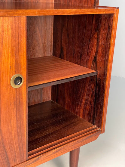 Vintage Danish Mid Century Tall Rosewood Unit Shelving EB8155 MWOO - UKDK FURNITURE