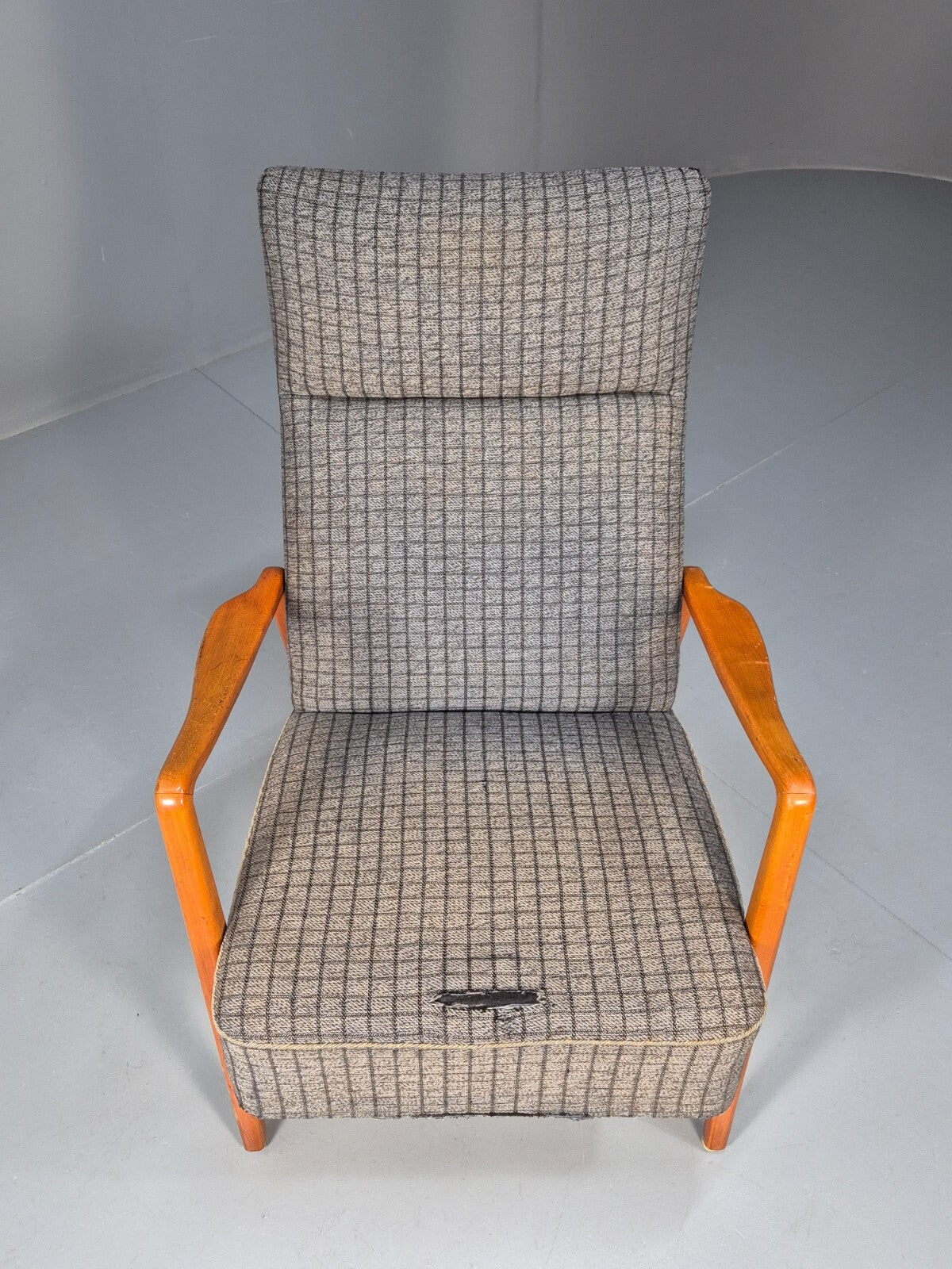 Vintage Swedish 1960s Lounge Chair Beech Open Frame Retro MCM EB9532 MNOR - UKDK FURNITURE