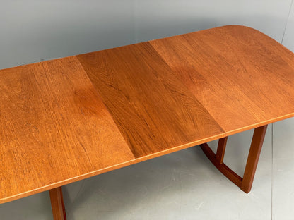 Vintage Teak Extending Dining Table By Troeds Sweden Retro EB10598 MWOO13