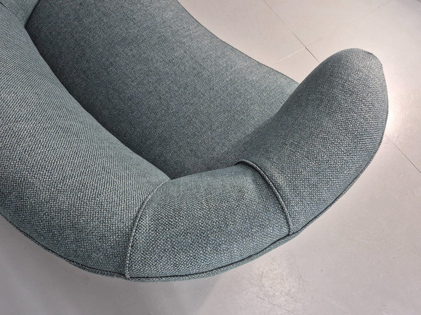 Vintage Art Deco Banana Sofa 2 Seater 1930s Danish New Upholstery  EB11772 M2SS6