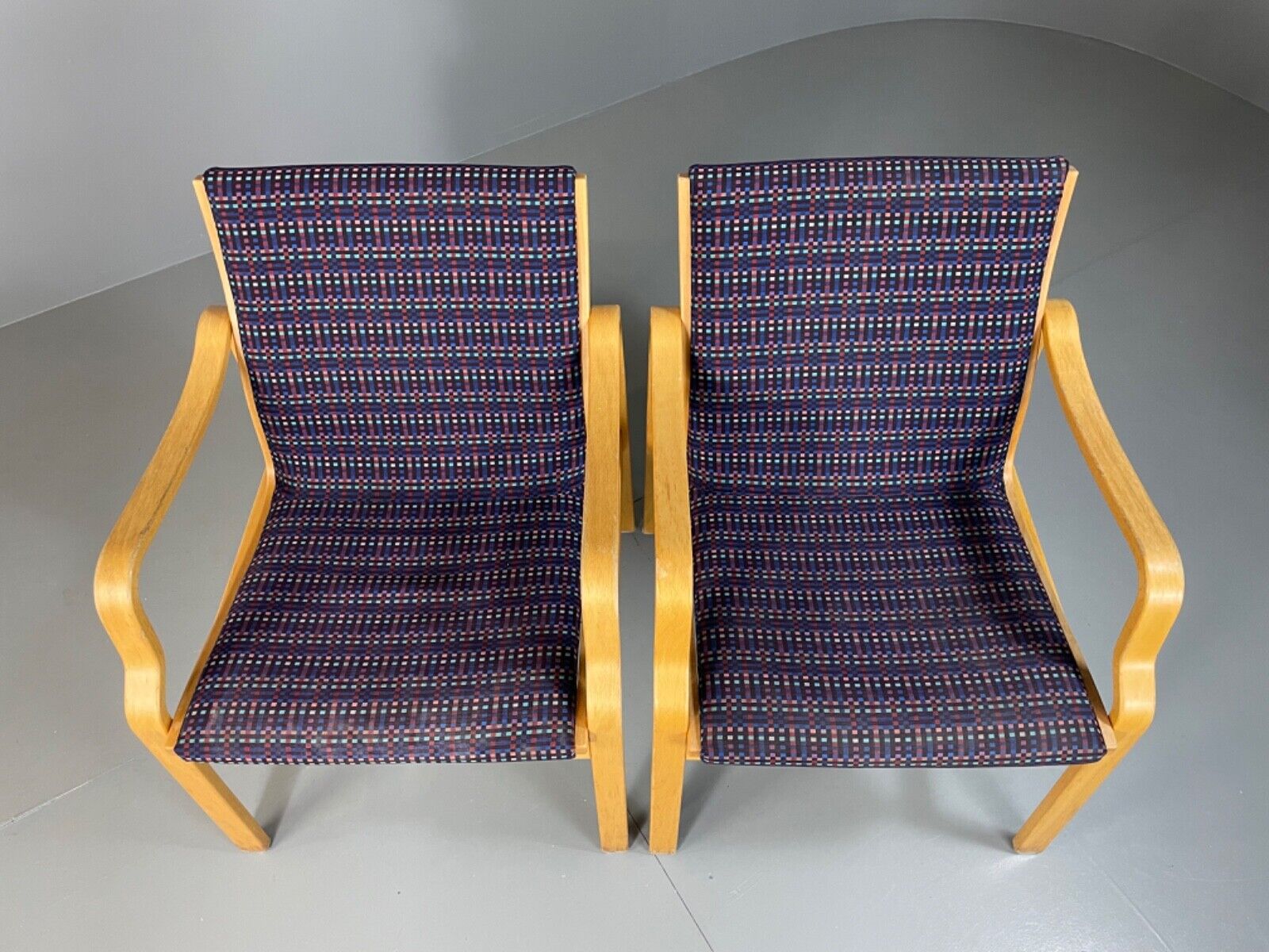 Two Farstrup Bentwood Chairs, Aalto Style, Retro, Vintage MCM EB4877 MBEN - UKDK FURNITURE