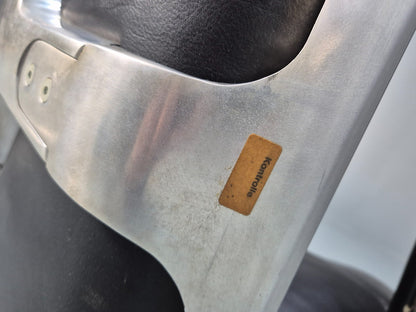 Roder Sohne Leather and Aluminium Boardroom Chair 1960s Retro MCM EB10644 MNOR14