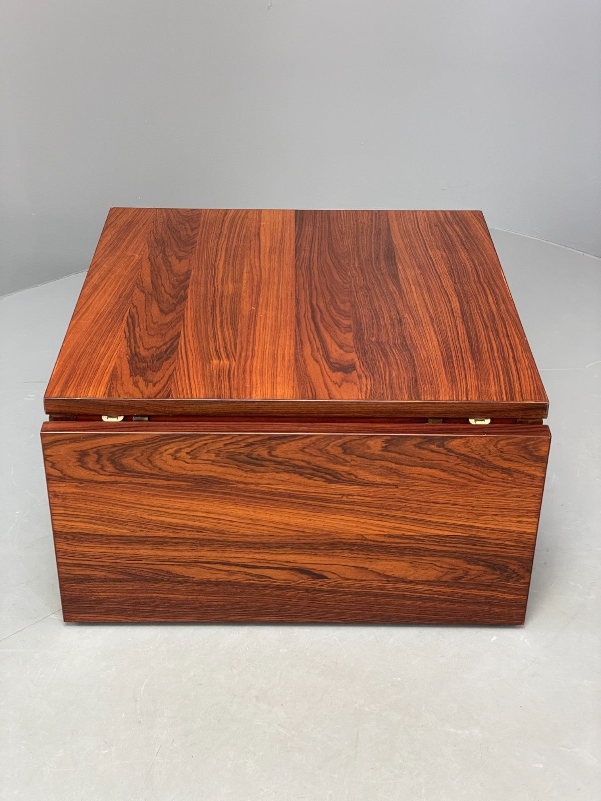 Vintage Danish Coffee Table Square Drop Leaf Extending Gansø Mobler EB10676 MWOO18