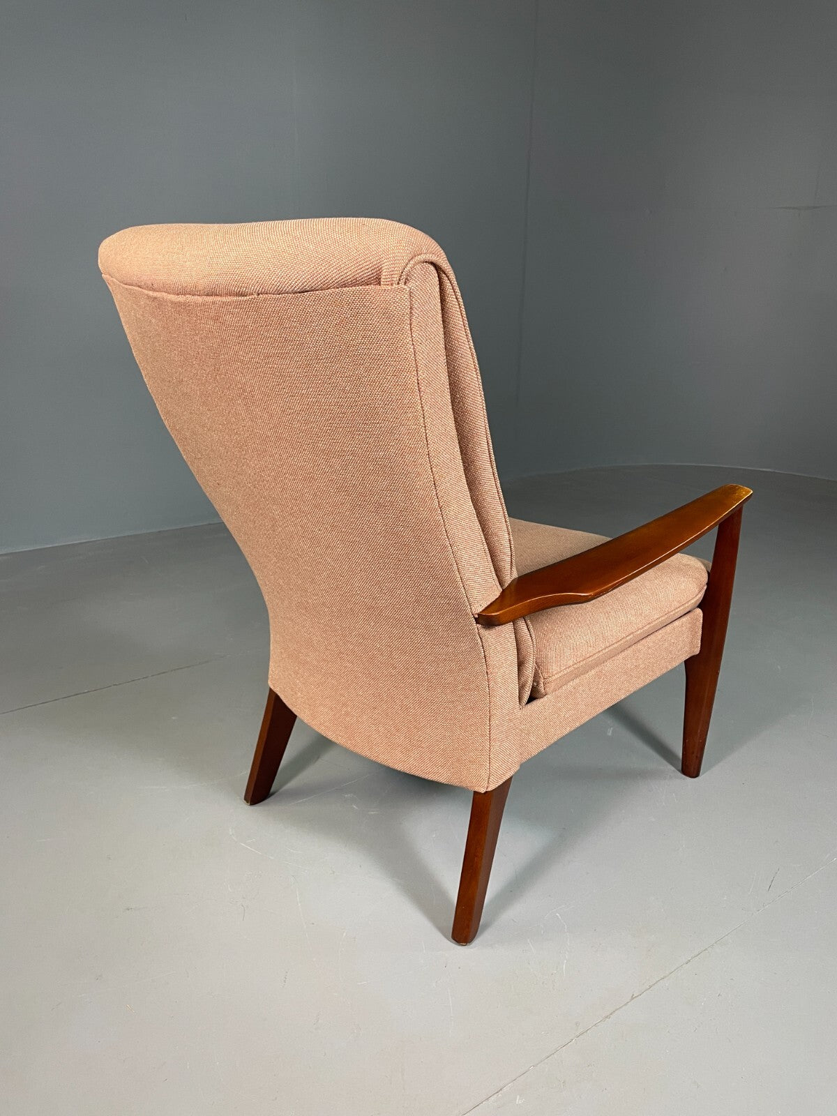 Vintage Lounge Chair Beech Frame Pink Parker Knoll Retro MCM EB6977 MNOR9
