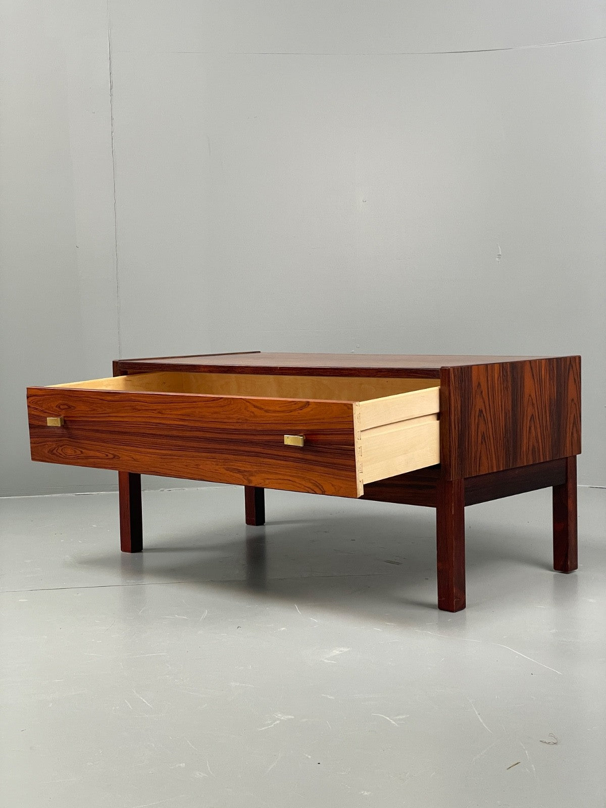 Vintage Chest Of Drawers Low Console 1960s Danish Mid Century EB11199 MWOO11