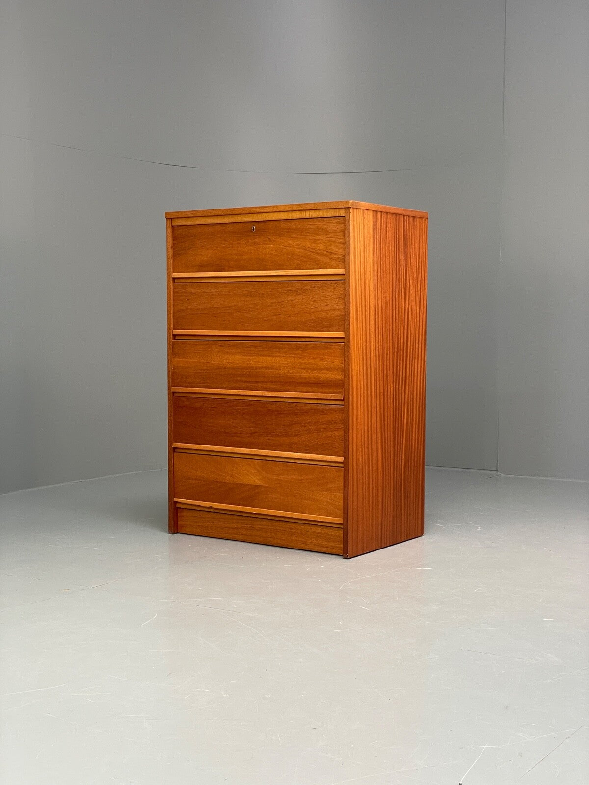 Vintage Teak Chest Of Drawers 1970s Design Homecharm EB9731 MWOO - UKDK FURNITURE