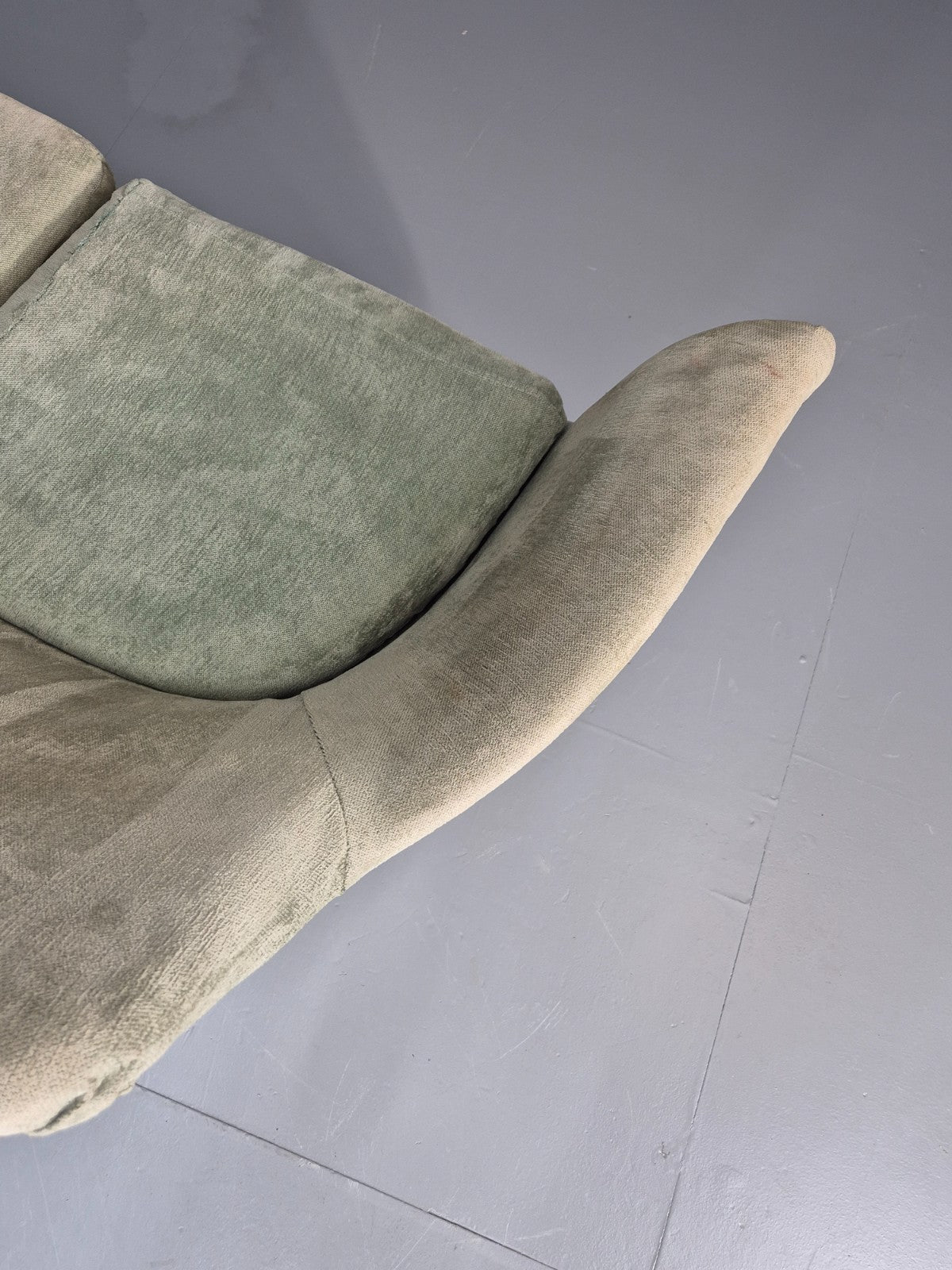 Three Seat Midcentury Sofa 1960s Sweden Teak Legs Retro EB11081 M3SS17