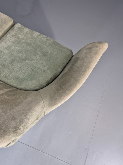 Three Seat Midcentury Sofa 1960s Sweden Teak Legs Retro EB11081 M3SS17