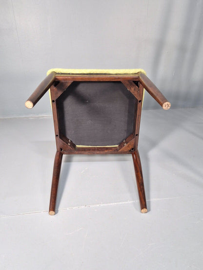 8 Vintage Danish Design Dining Chairs High back Hardwood Green 1970s EB9143 MDIN - UKDK FURNITURE