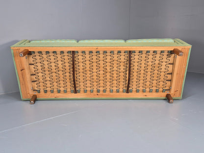 Vintage Swedish Dux Green 3 Seat Sofa 1960s Retro Mid Century EB7747 M3SS - UKDK FURNITURE