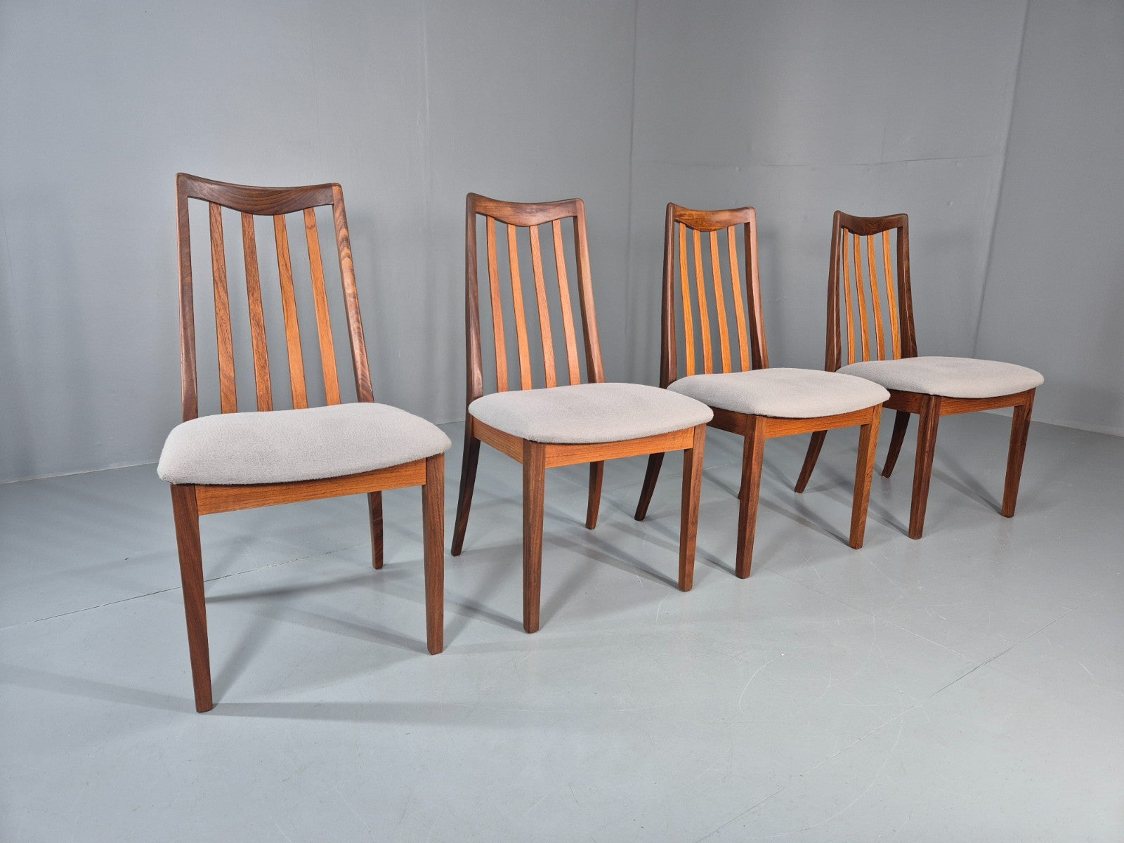 4 G Plan Dining Chairs Mid Century Teak Fresco Range 1970s  EB10981 VDIN1